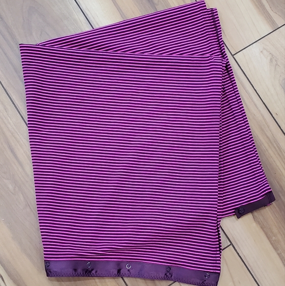 EUC! Lululemon Vinyasa Scarf- Hyper Stripe Raspberry Glo Lite - Picture 5 of 6